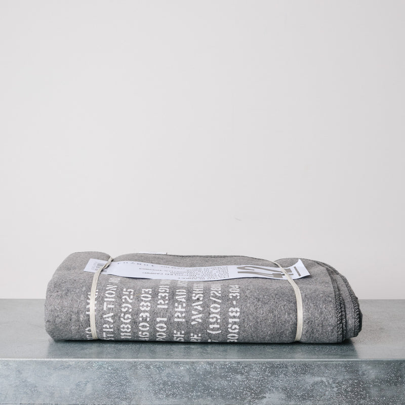 Couverture en laine feutre - Gris