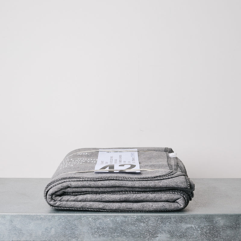 Couverture en laine feutre - Gris