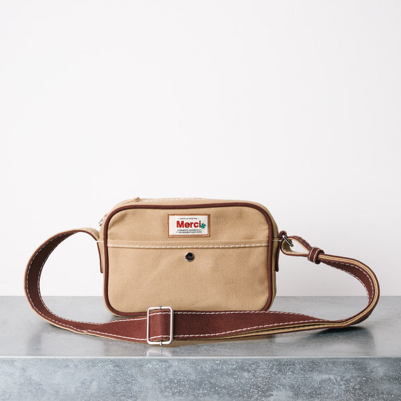 Merci - Sac Candide Reporter - Marron