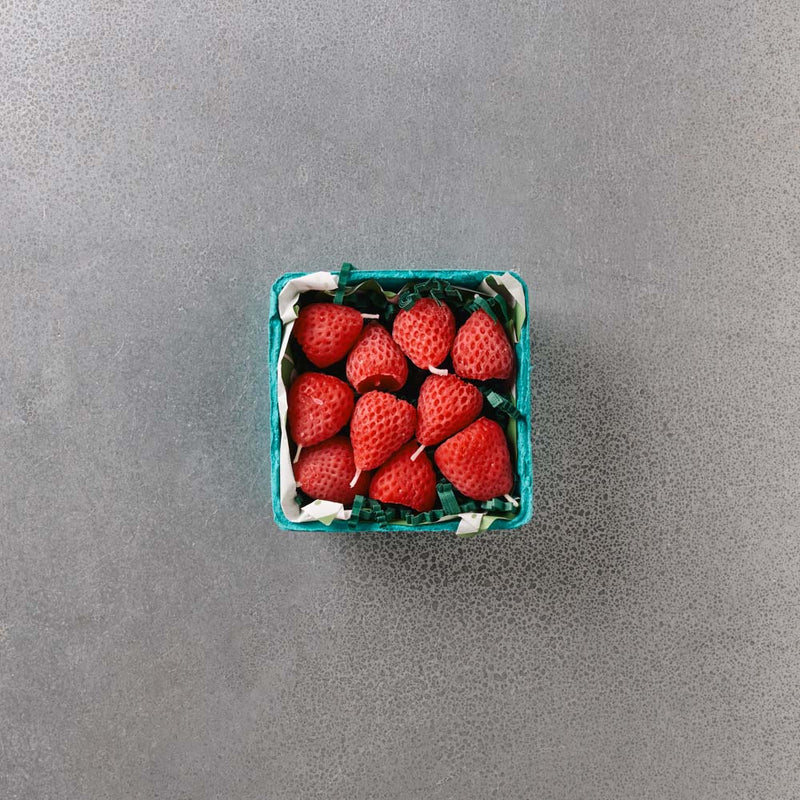 Bougie - Barquette Fraises