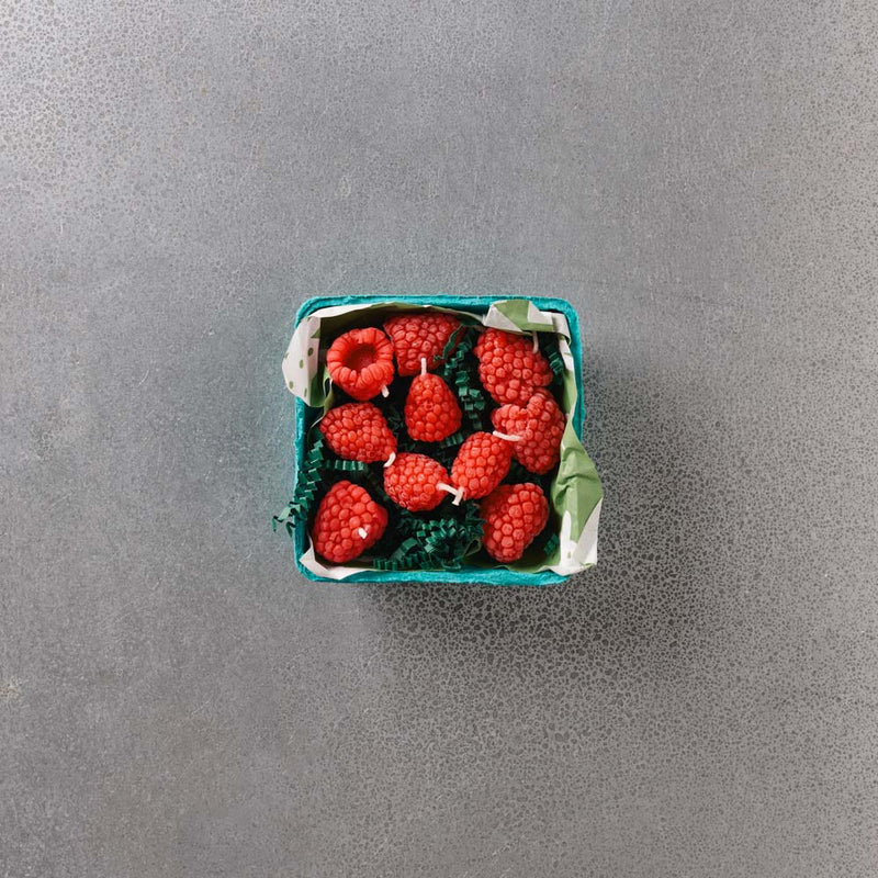 Bougie - Barquette Framboises