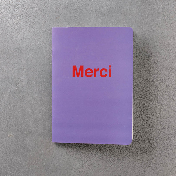 Carnet Merci - Violet et Rouge