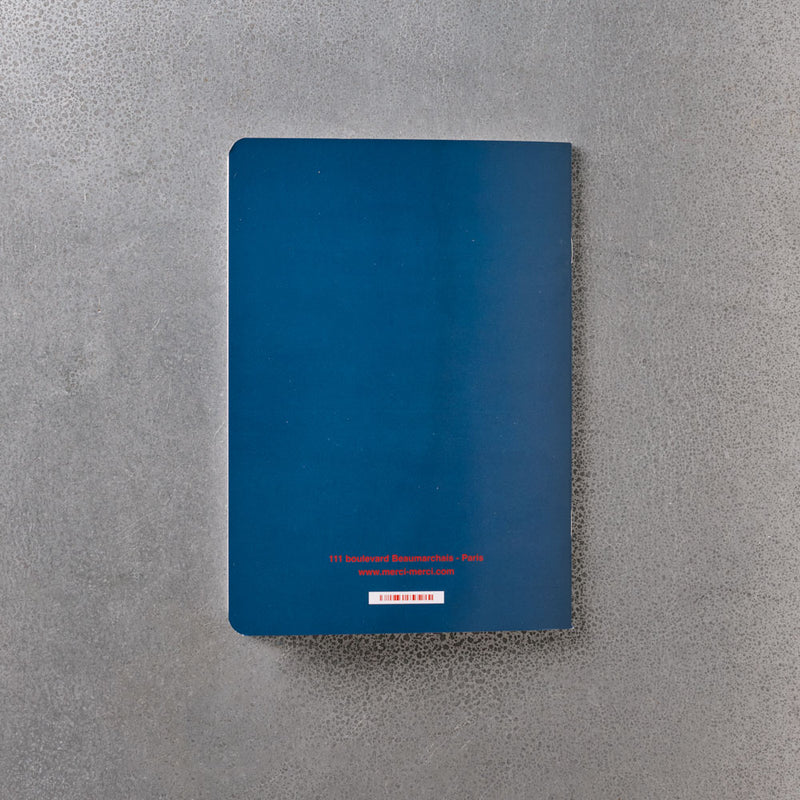Carnet Merci - Bleu Marin et Rouge