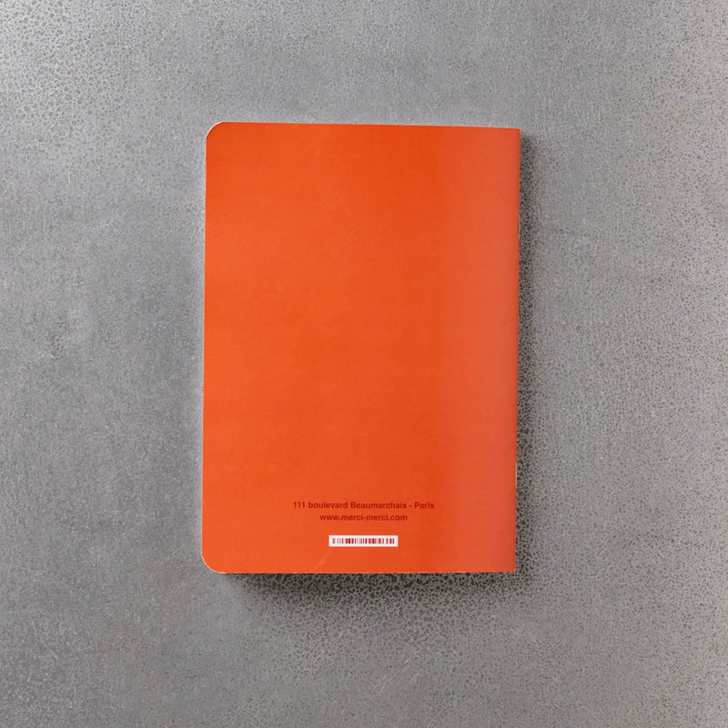 Carnet Merci - Orange et Rouge