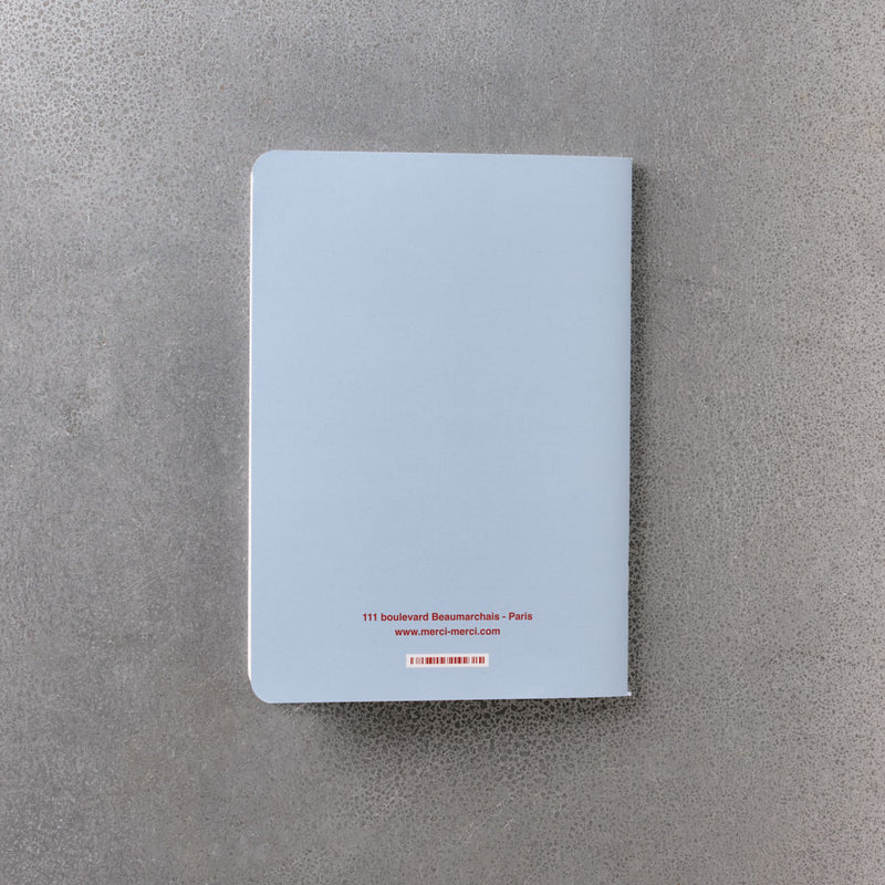 Carnet Merci - Bleu Zénith et Corail