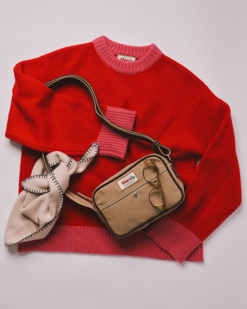 Merci - Sac Candide Reporter - Marron
