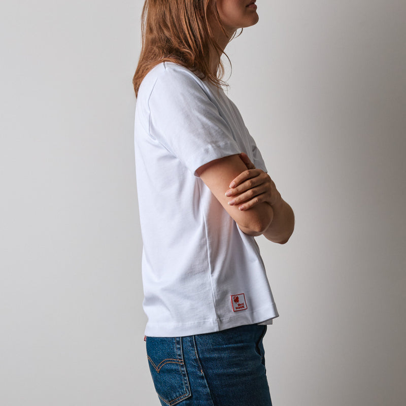 Samsoe Samsoe x Merci - T-Shirt Camino - Blanc