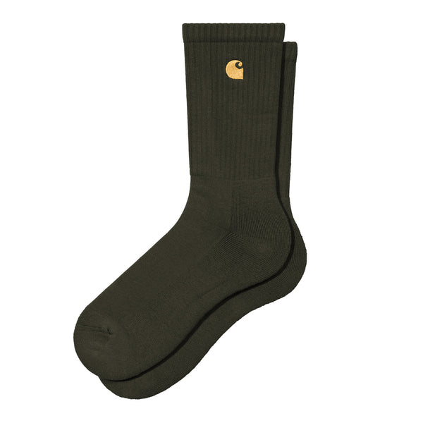 Carhartt WIP - Chaussettes Chase - Olive Gold