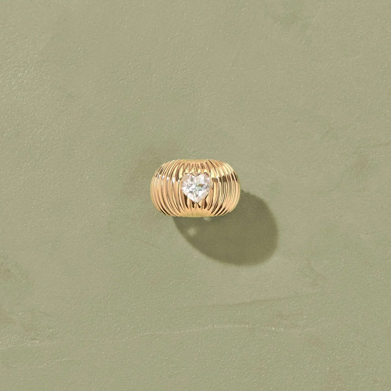 Tityaravy - Bague Prema - Topaze Blanche