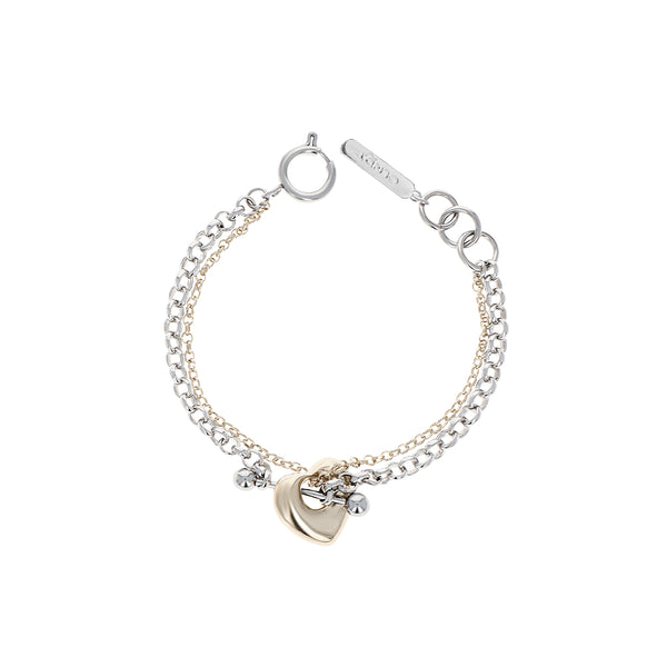 Justine Clenquet - Bracelet Liu - Gold Palladium