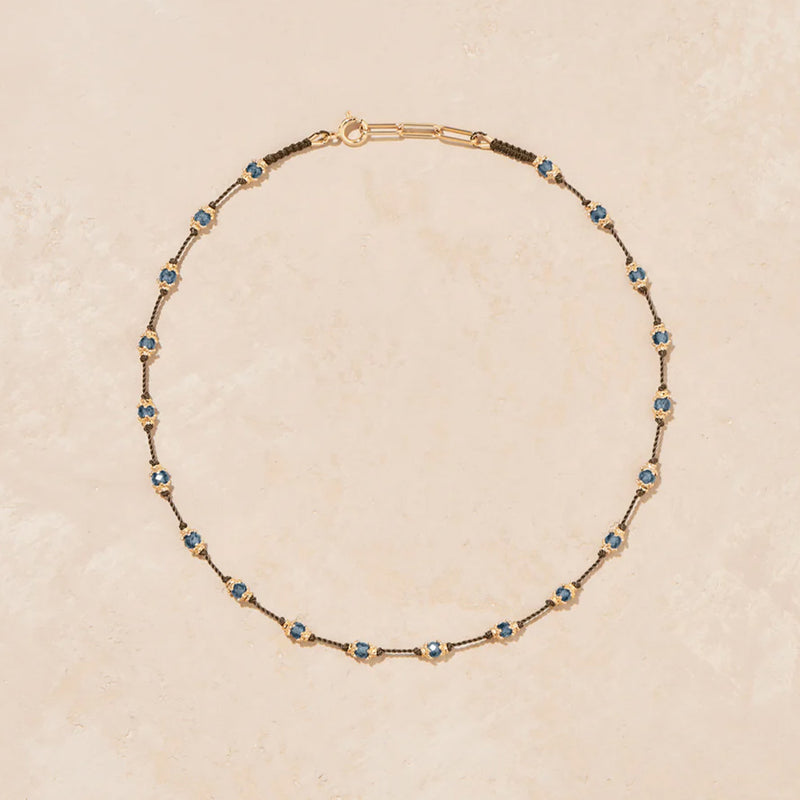 Tityaravy - Collier Peony - Marine