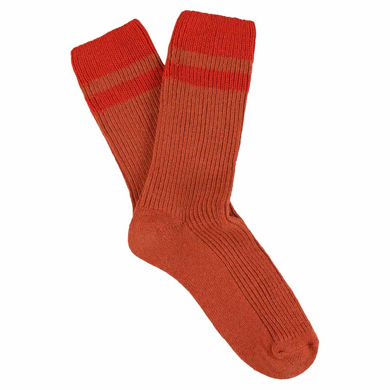 Escuyer - Chaussettes Stripes - Orange