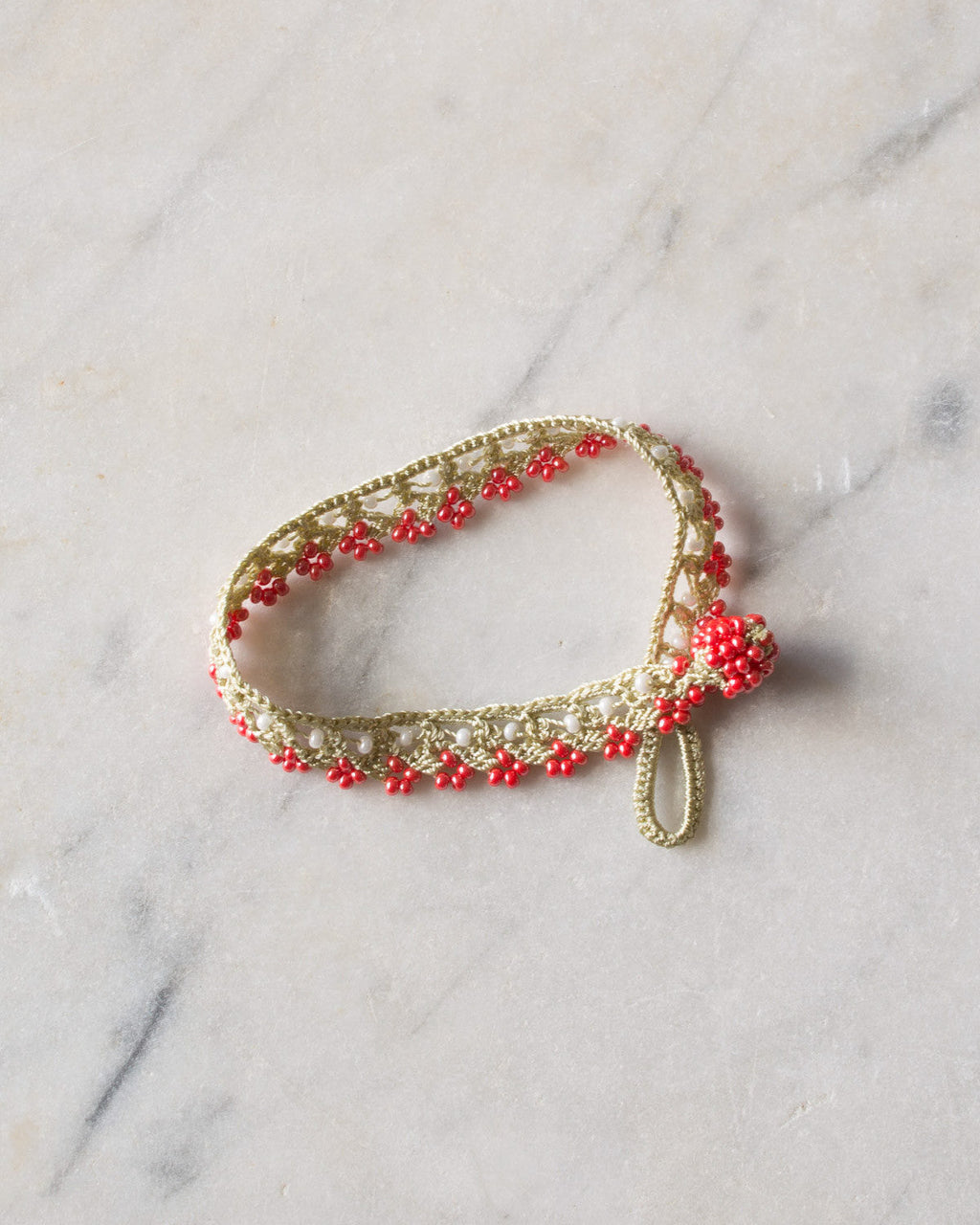 Ottomania - Bracelet Meadow - Beige & Corail
