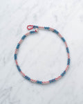 Ottomania - Cable Necklace - Red & Bleu