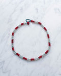 Ottomania - Collier Cable - Rouge & Argent