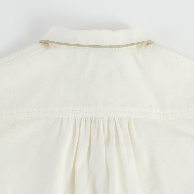 Caramel x Merci - Pyjama Bébé en coton twill - Blanc de Meudon