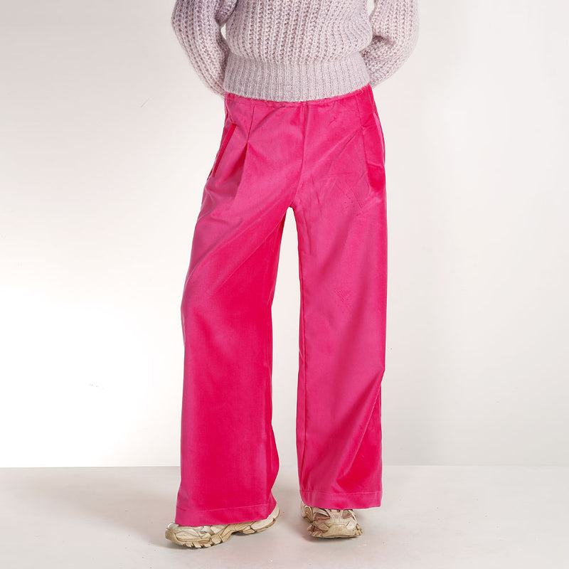 Les Tricots D'o - Pantalon en Velours - Rose