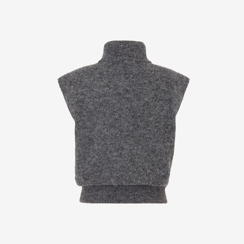 Pomandère - Pull sans manches - Gris