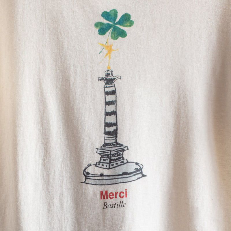 Merci - T-Shirt Bastille - Ecru