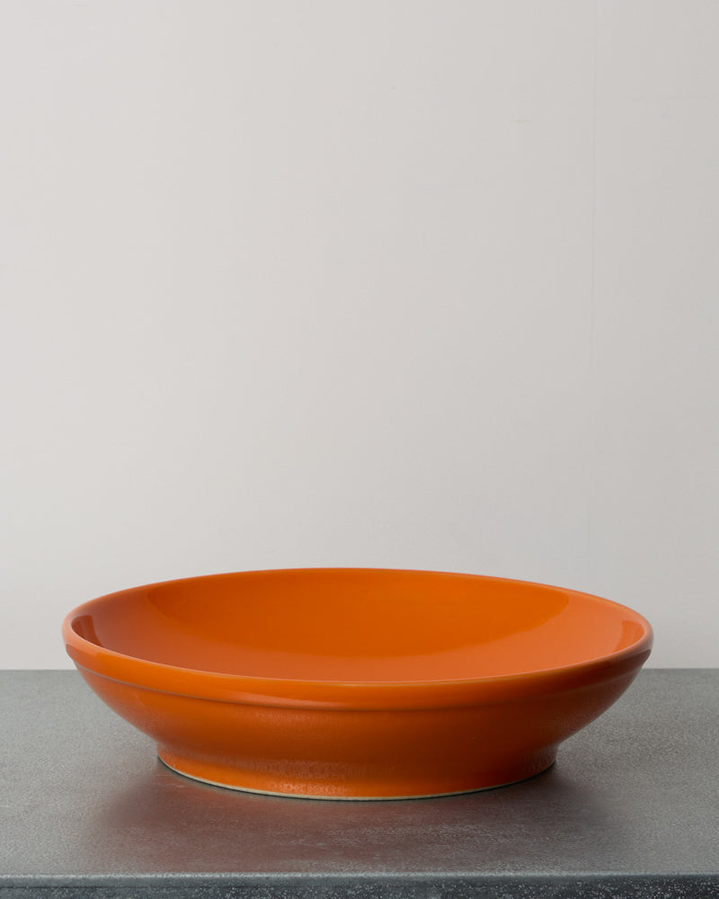 Merci - Stoneware Salad Bowl - Tumeric Orange