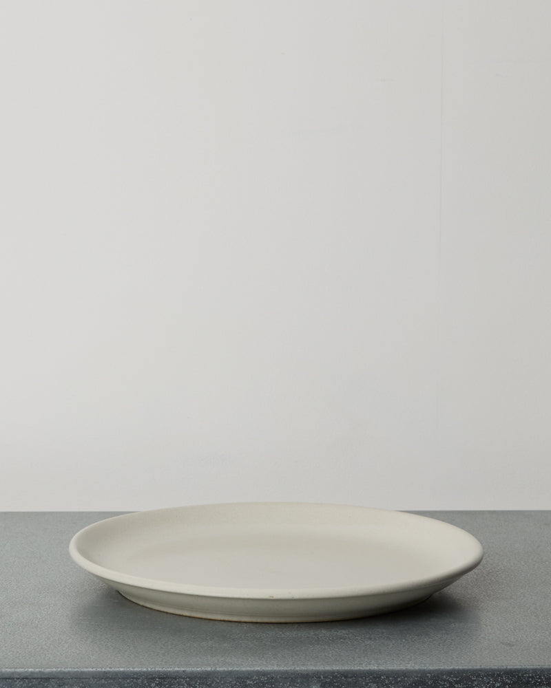 Merci - Stoneware Dinner Plate - White