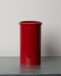 Merci - Vase En Grès - Rouge Piment