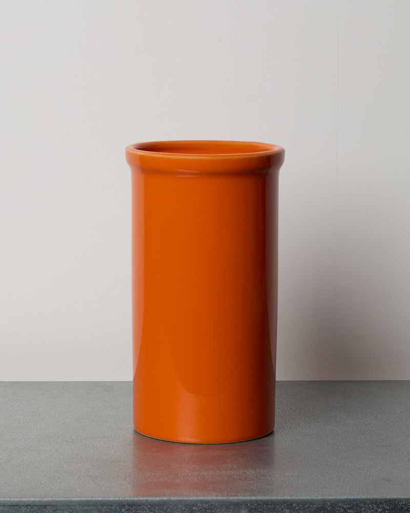 Merci - Stoneware Vase - Tumeric Orange