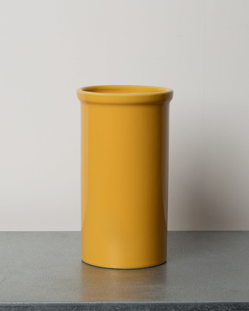 Merci - Stoneware Vase - Zeste Yellow