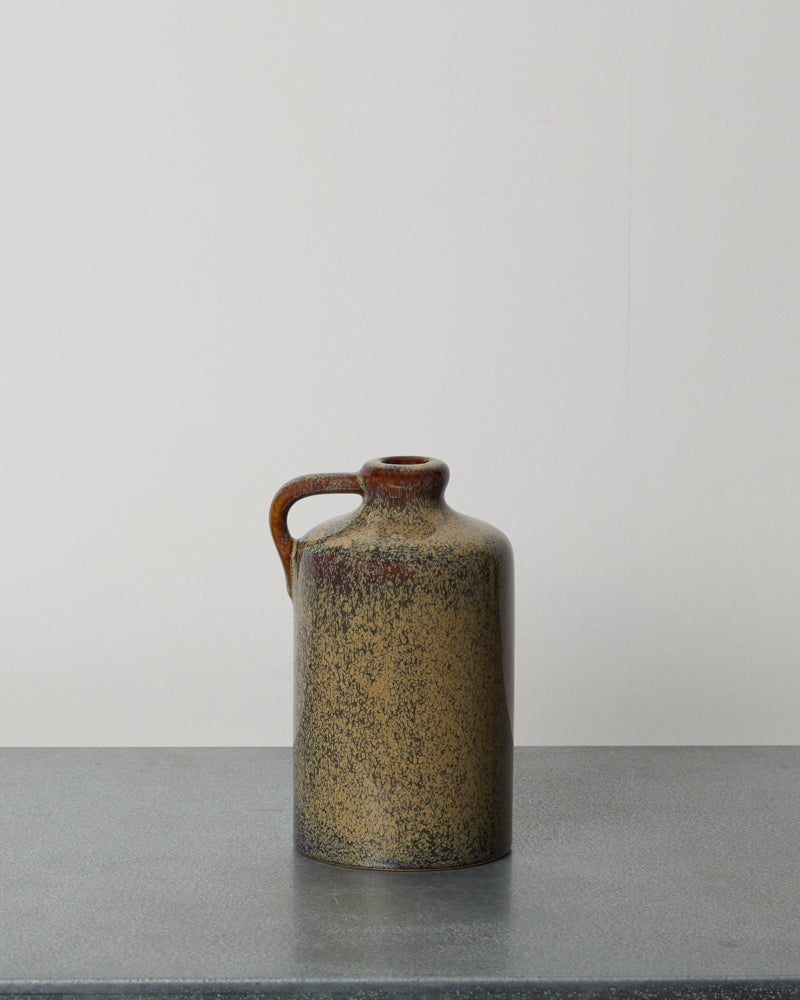 Merci - Stoneware oil cruet - Green Jasper