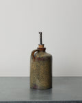 Merci - Stoneware oil cruet - Green Jasper