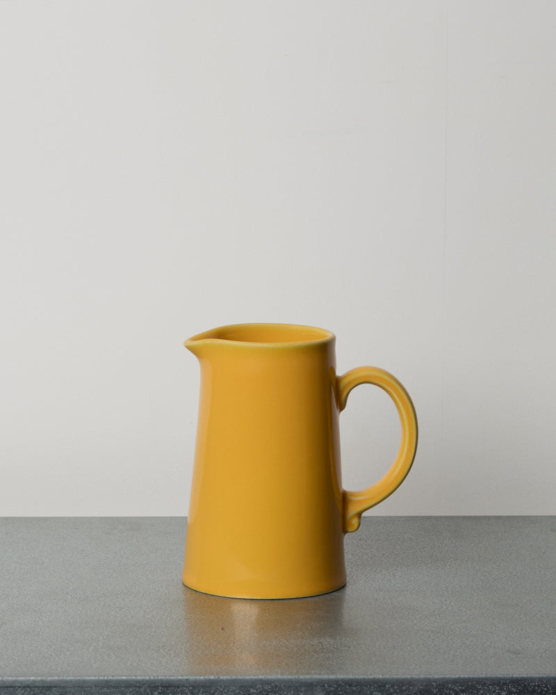 Merci - Carafe En Grès - Jaune Zeste