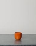 Merci - Tasse À Expresso En Grès - Orange Curcuma