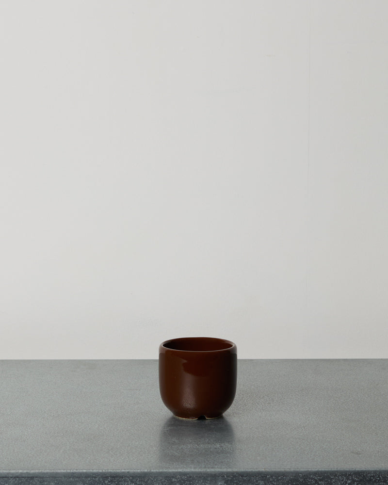 Merci - Stoneware Espresso Cup - Pepper Brown