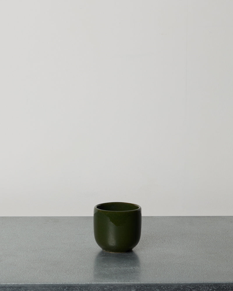Merci - Stoneware Espresso Cup - Cardamom Green