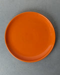 Merci - Assiette Plate En Grès - Orange Curcuma