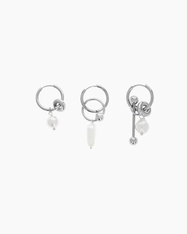 Justine Clenquet - Set De Boucles D'Oreilles Palmer - Palladium