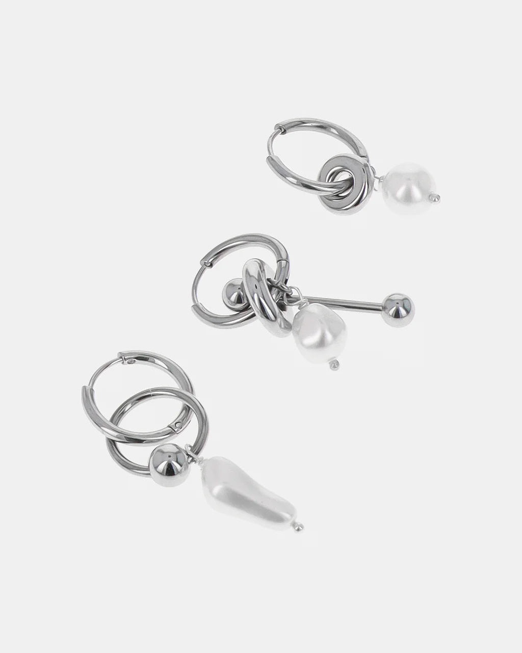Justine Clenquet - Set De Boucles D'Oreilles Palmer - Palladium