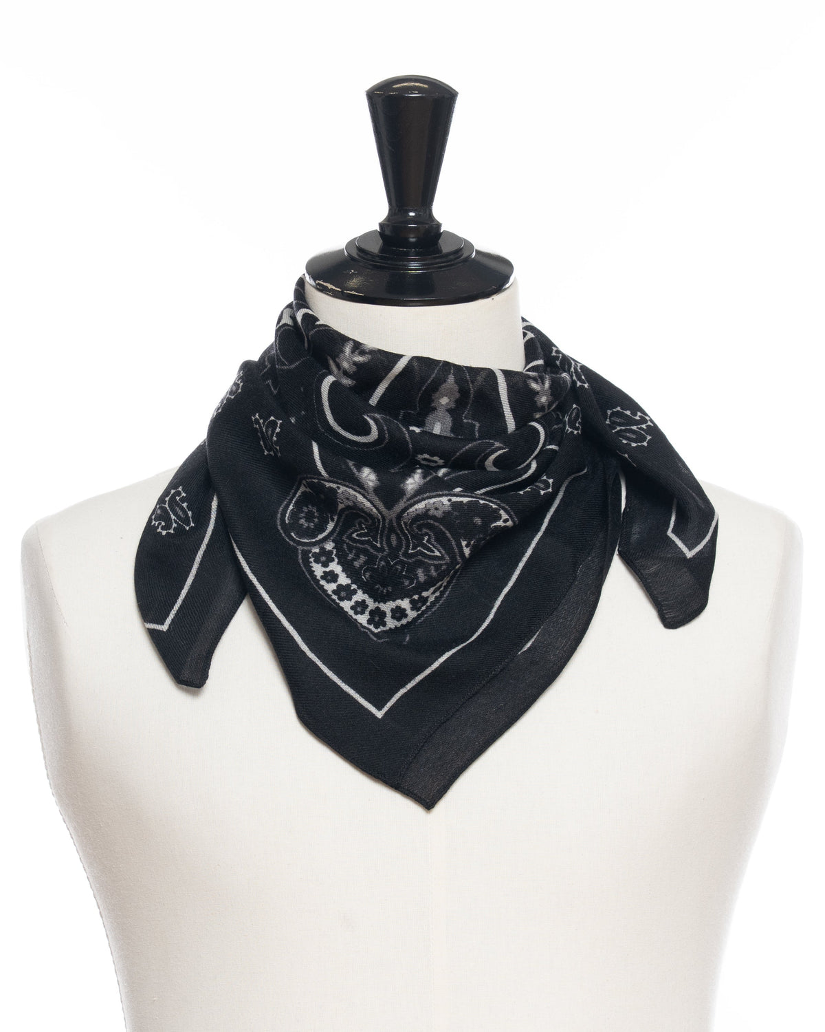 Destin - Foulard Pamila Bandana - Noir