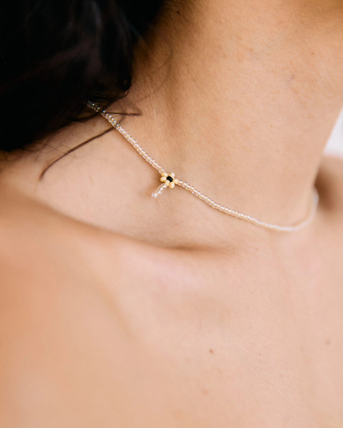 Pura Utz - Mini Flor Necklace - Yellow