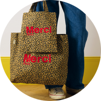 Les tote bags Merci