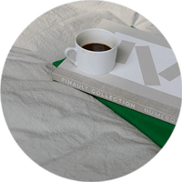 Linge de lit en percale de coton