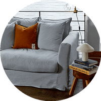 The iconic Merci sofas