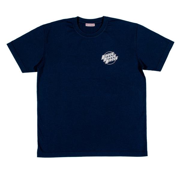 Bisous Skateboard - T-shirt Western - Marine