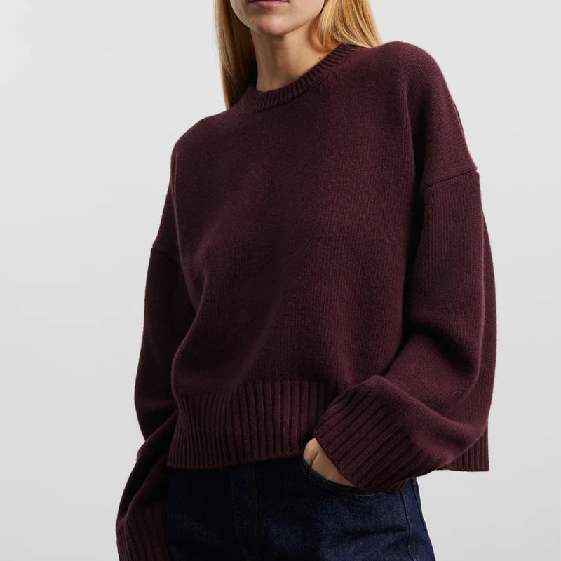 Skall Studio - Pull Silene - Bordeaux