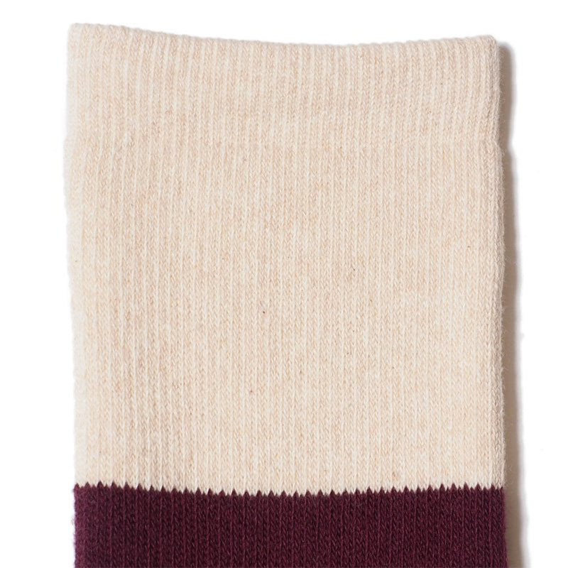 Warehouse & Co - Chaussettes Pile - Bordeaux