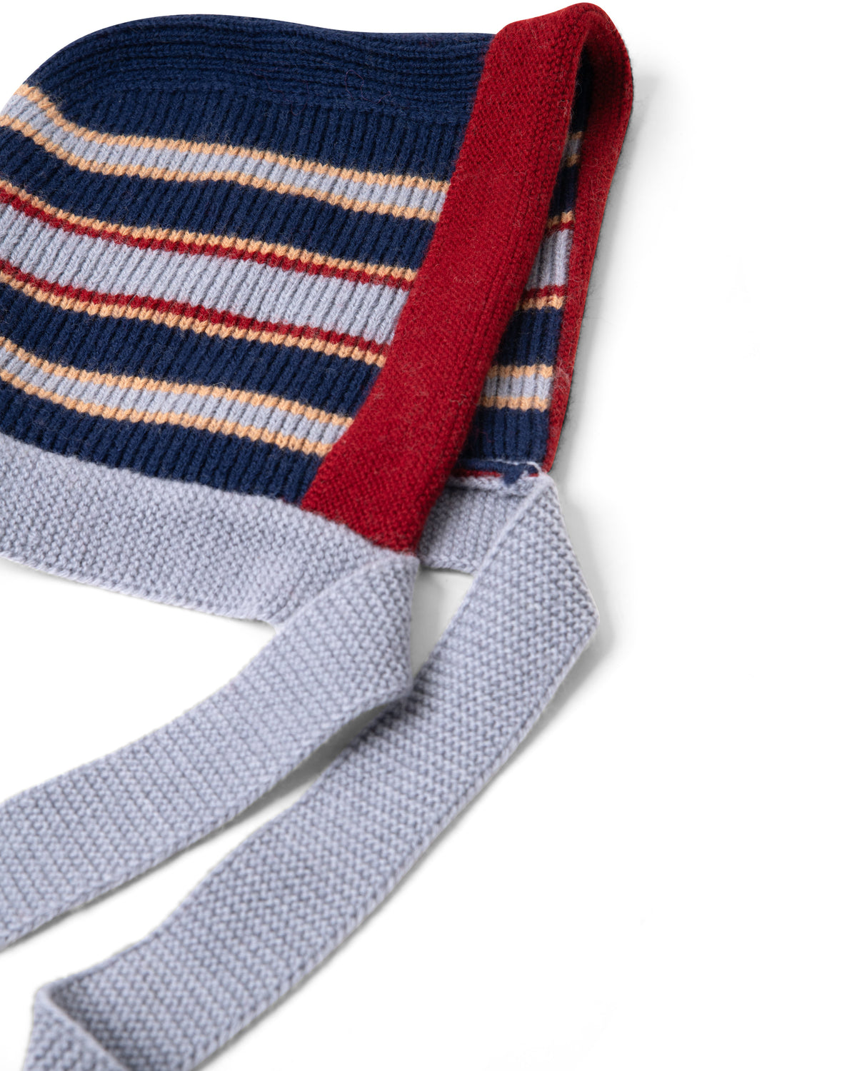 Damson Madder - Striped Wool Beanie - Multicolor