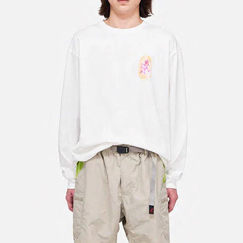 Gramicci - T-shirt Thumbprint - Blanc