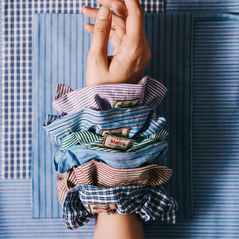 Merci - Chouchou - Rayures Stripes Bleu