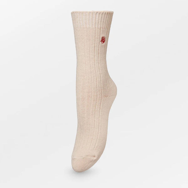 Becksöndergaard - Chaussettes Rose Wola - Beige