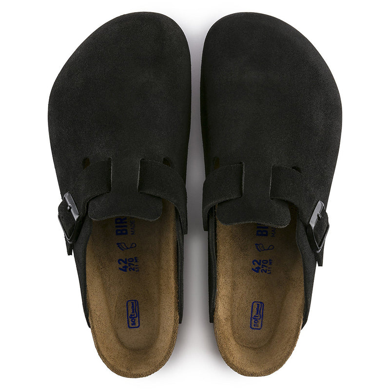 Birkenstock - Sabots Boston - Lit de pied souple - Noir